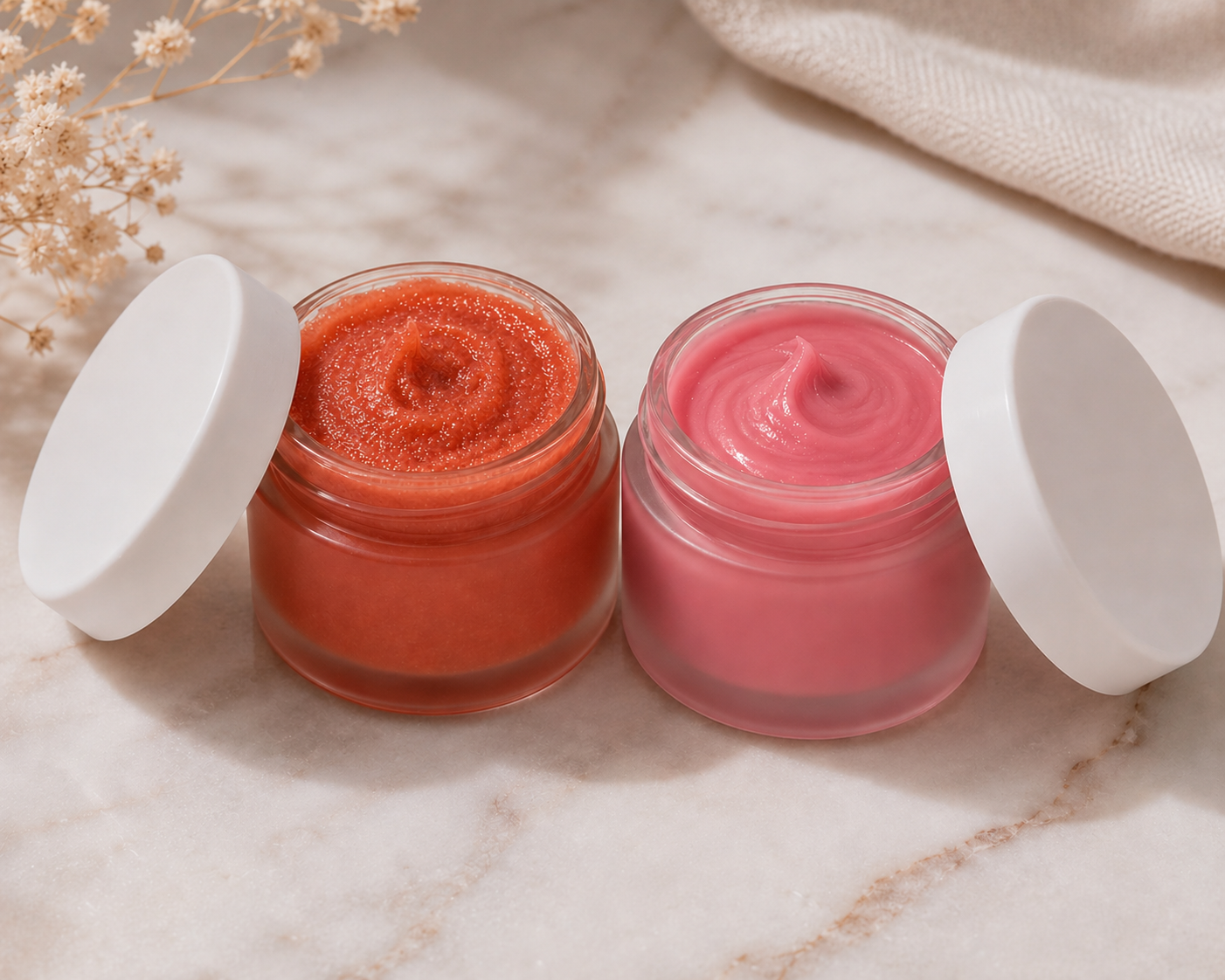 Pink Lips Lightening Cream & Scrub Combo