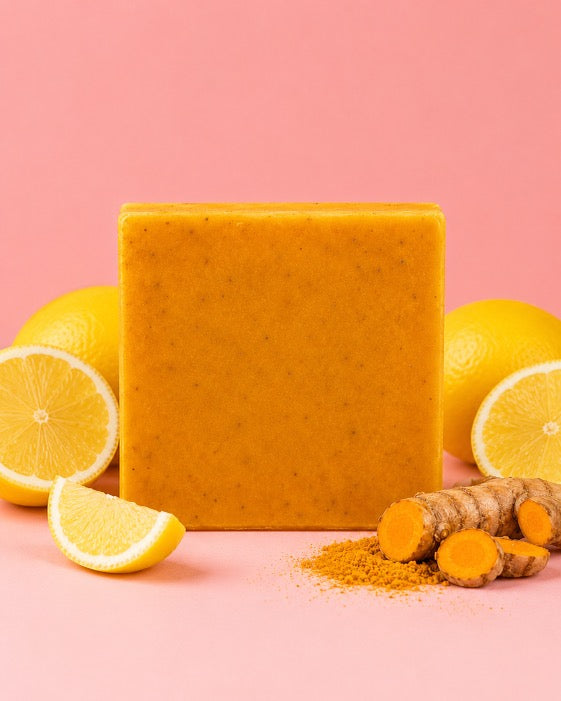 Lemon Glow Soap for Brighter, Softer, Glowing, Radiant Skin & Skin Repair